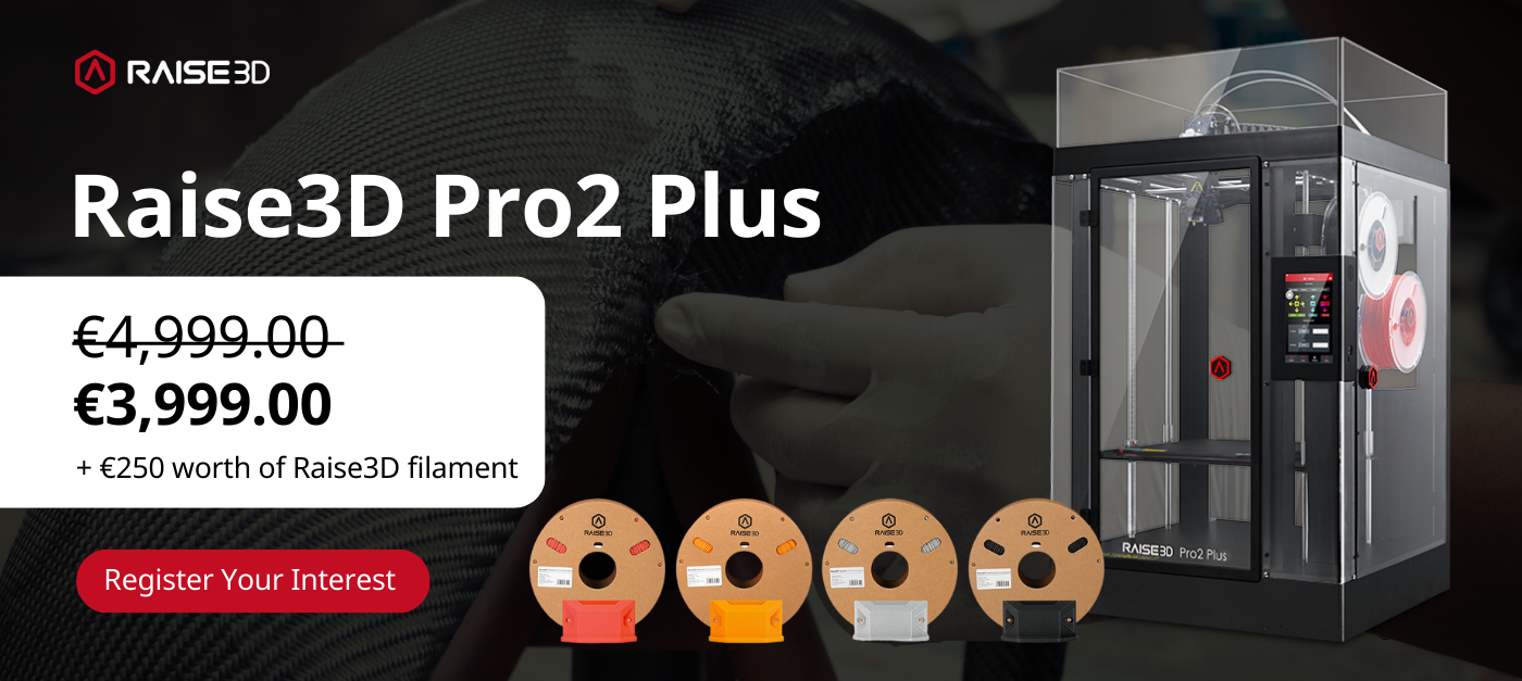 Raise3D Pro2 Plus Large Format Scale 3D Printer